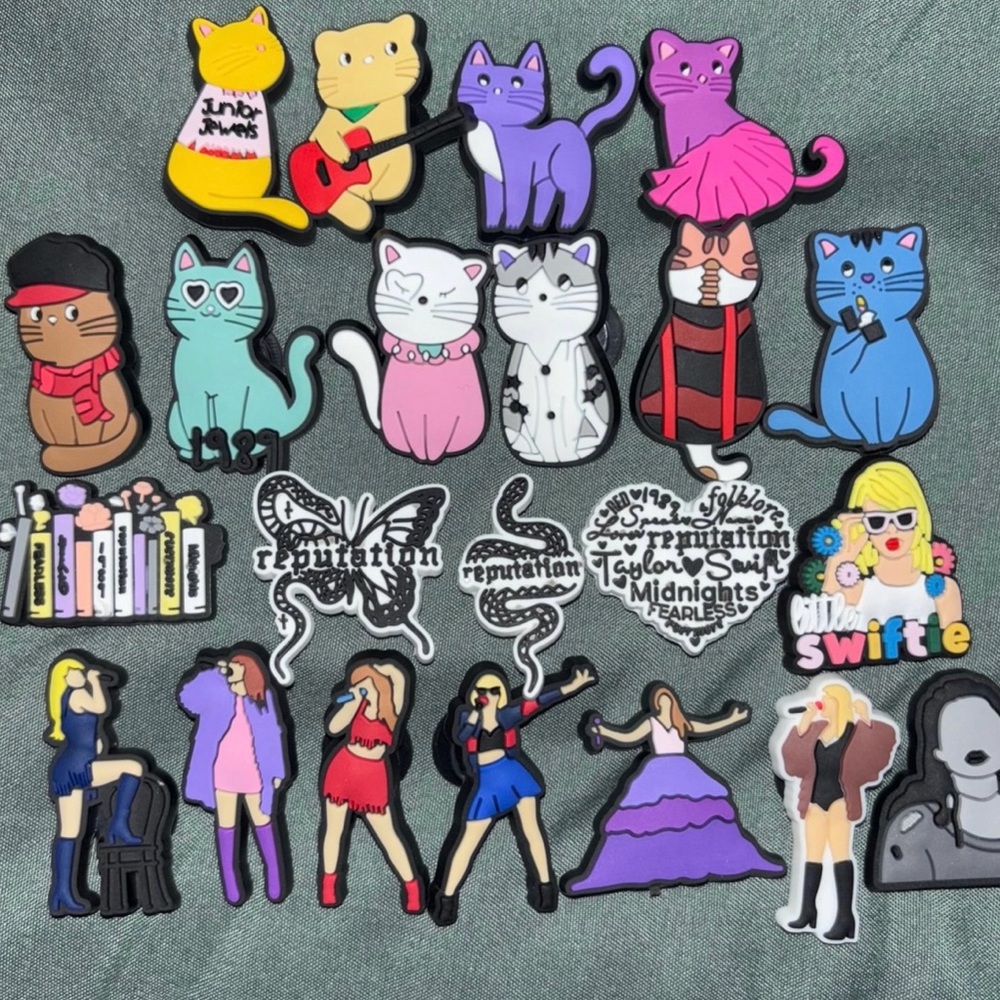 Taylor Swift Inspired Charms for Crocs